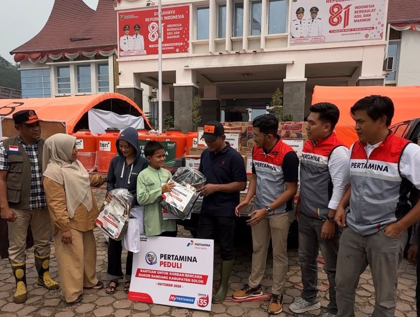 Pertamina Sumbagut Terus Dorong Upaya Pemulihan Pasca Banjir Bandang "Galodo" di Kabupaten Solok