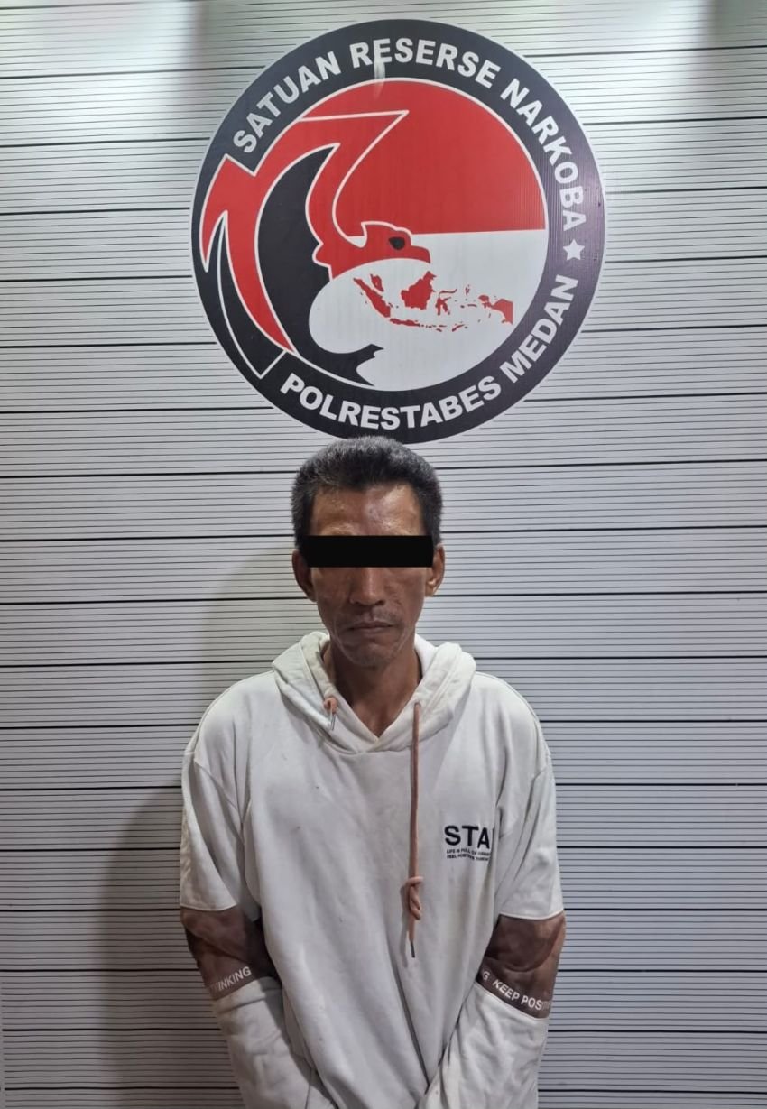 Polrestabes Medan Tangkap Pengedar Narkoba Wilayah Sunggal : Barbut 8 Paket Sabu Dalam Kotak Rokok