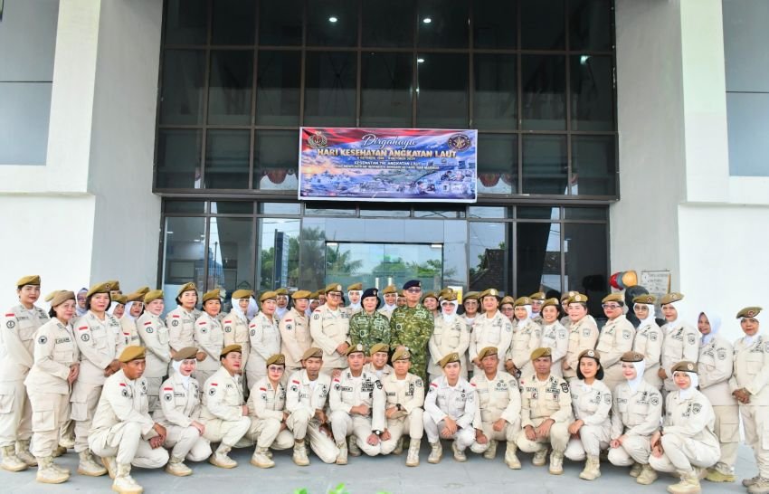 Merawat Pengawal Samudera, Diskes dan Rumkit Kodaeral I Gelar Upacara Hari Kesehatan TNI AL  &lrm;