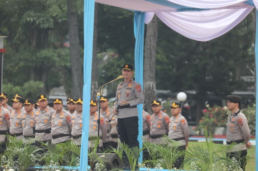 Apel Perdana Dihadiri Para PJU dan Kapolres, Kapolda Sumut Irjen Pol Sonny Irawan: Jadikan Profesi Polri Ladang Ibadah