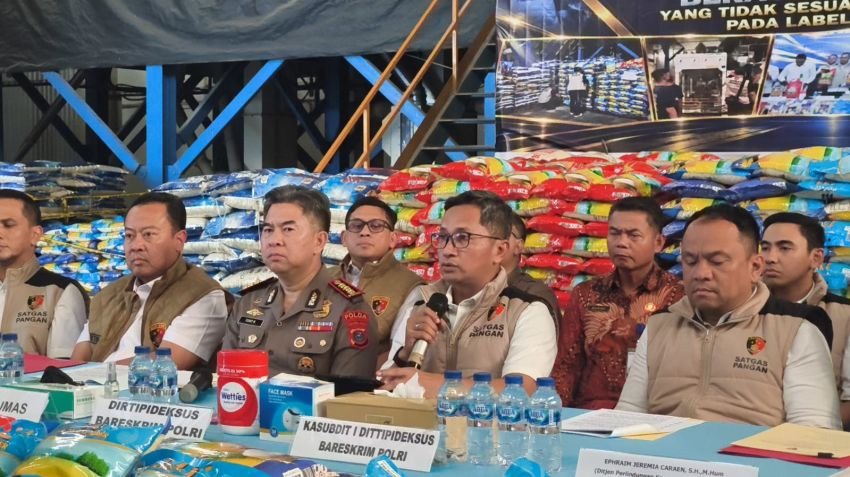 Dijual Tak Sesuai Label, Kasatgas Pangan Bareskrim Polri Tegaskan Beras Fortifikasi Produk PT UDS Bukan Beras Impor Maupun SPHP- Produksi Capai Rp14,1