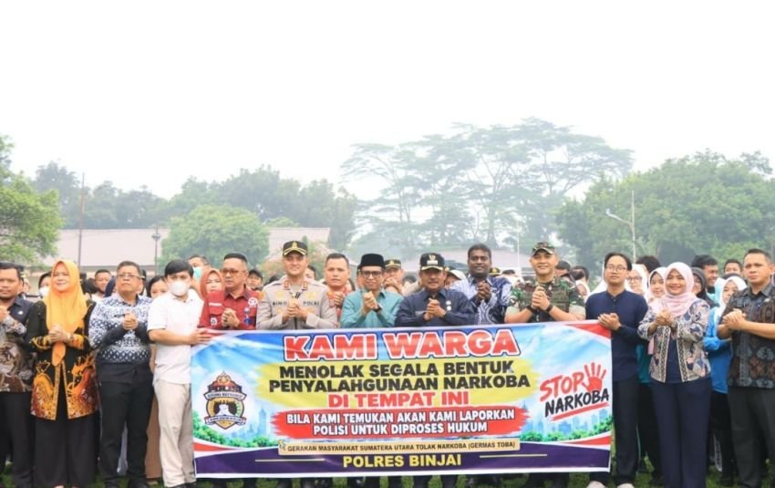 Kapolres Himbau Warga Jahuhi Narkoba : Wali Kota Binjai Hadiri Safari Kamtibmas Polres Binjai