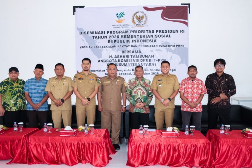 Wabup Sergai Hadiri Diseminasi Program Prioritas Presiden di Bidang Pendidikan dan Perlindungan Sosial