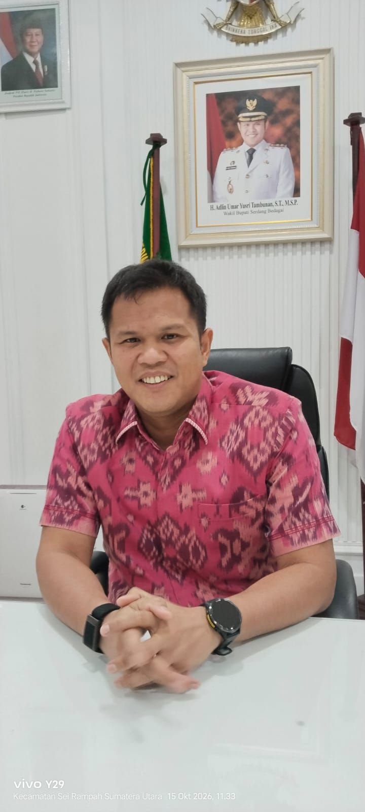 Dampak Kabut Asap, Wabup Sergai Imbau Masyarakat Kenakan Masker