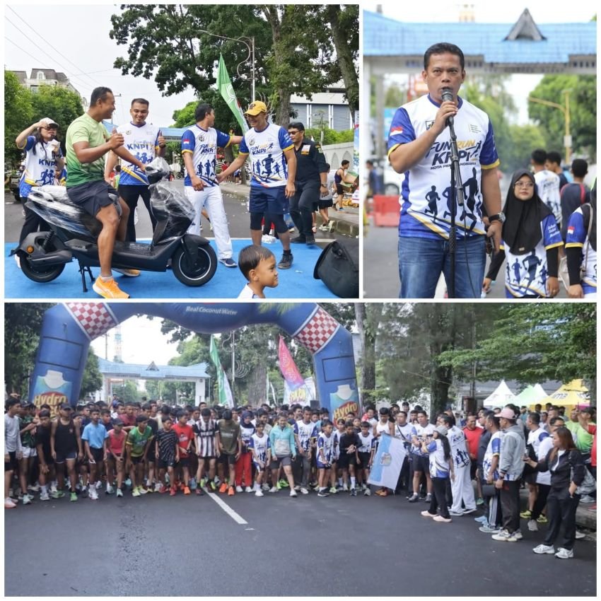 Ribuan Masyarakat Ikuti Fun Run dan CFD KNPI Pematangsiantar&nbsp;