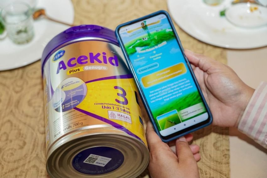 Tak Perlu Trial and Error Pilih Susu Formula Anak, Cukup Scan & Check AceKid Sumber Susunya Transparan