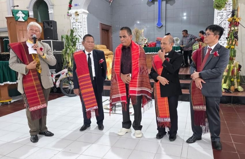 Maruli Siahaan Dukung Kebersamaan dan Pelayanan, Hadiri Pesta Gotilon HKBP Saroha