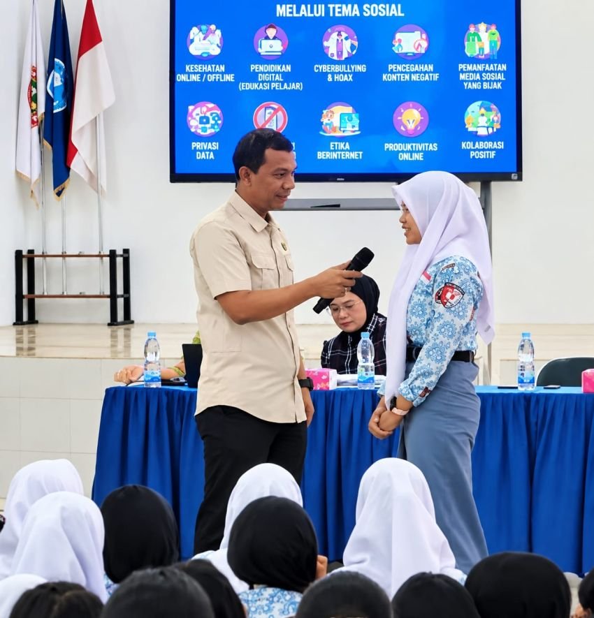 Ditressiber Polda Sumut Edukasi Siswa SMAN 8 Medan, Perkuat Kesadaran Keamanan Digital
