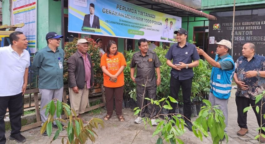 Perumda Tirtanadi Tanam 1.000 Pohon Di Sibolangit